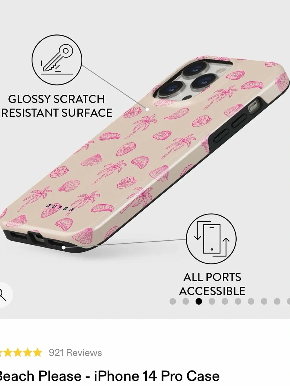 BURGA Beach Please iPhone Case - iPhone 14 Pro